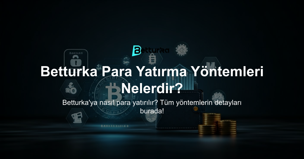 Betturka Para Yatırma Yöntemleri Nelerdir?